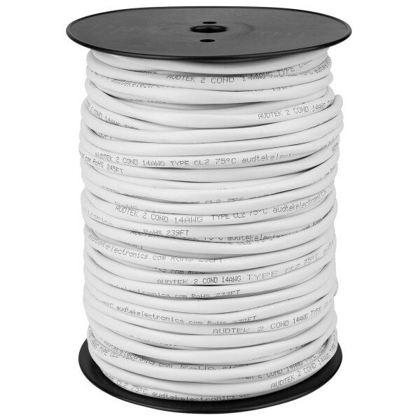 Main product image for Audtek 250 ft. In-Wall Speaker Wire CCA 14/2 CL2 Type 100-1008